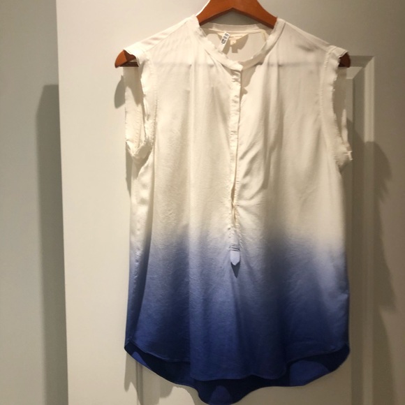 Rebecca Taylor Dip Dye Ombre Top - Picture 1 of 5